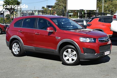 Red 2014 Holden Captiva SUV 7 LS F