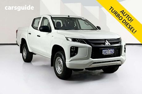 White 2020 Mitsubishi Triton Double Cab Pick Up Glx Adas