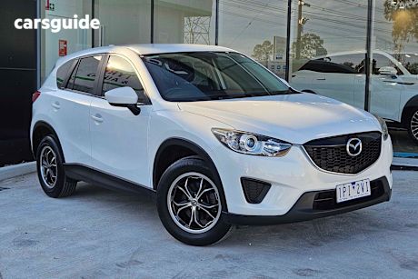 White 2014 Mazda CX-5 SUV MAXX F