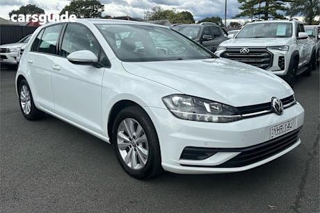 White 2020 Volkswagen Golf Hatchback 110 Tsi Trendline