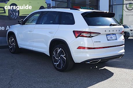 White 2024 Skoda Kodiaq SUV RS 4X4