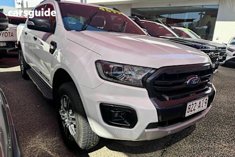White 2020 Ford Ranger Double Cab Pick Up Wildtrak 2.0 (4X4)