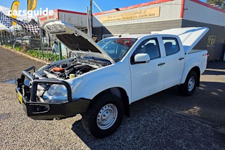 White 2018 Isuzu D-MAX Crew Cab Utility Sx Hi-Ride (4X4)