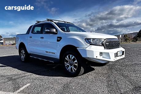 White 2018 Ford Ranger Ute Tray WILDTRAK 4X4