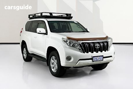 White 2014 Toyota Landcruiser Prado Wagon Gxl (4X4)