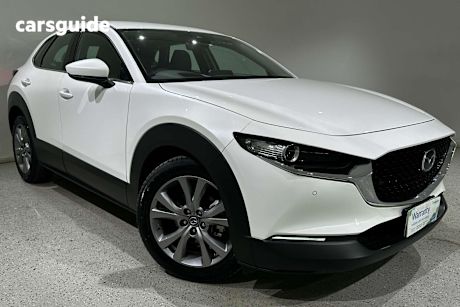 White 2020 Mazda CX-30 SUV G20 TOURING F