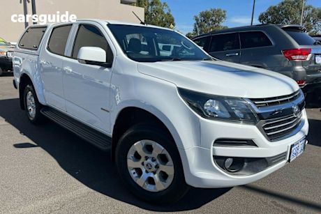 White 2018 Holden Colorado Crew Cab Pickup Lt (4X2)