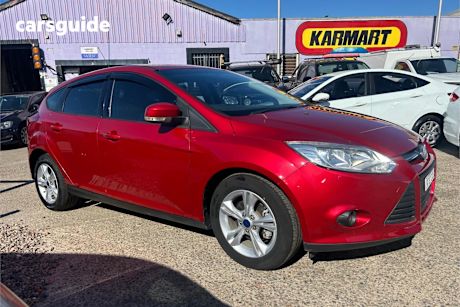 Red 2013 Ford Focus Hatchback Trend