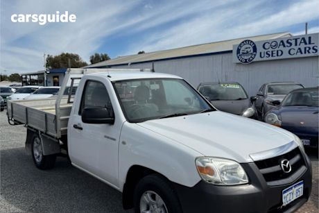 White 2008 Mazda BT-50 Cab Chassis B2500 Dx