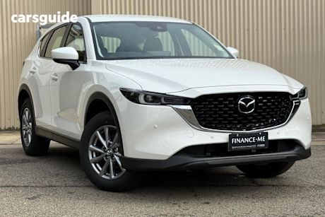 White 2025 Mazda CX-5 SUV G25 MAXX SPORT F