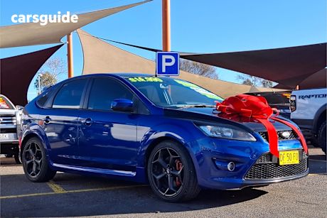 Blue 2010 Ford Focus Hatchback Xr5 Turbo