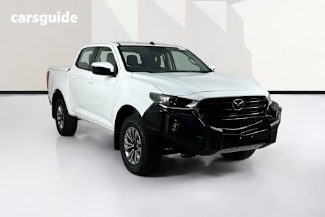 White 2023 Mazda BT-50 Dual Cab Pick-up Xt (4X4)