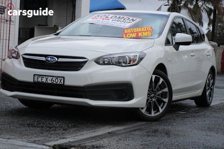White 2020 Subaru Impreza Hatchback 2.0I (Awd)