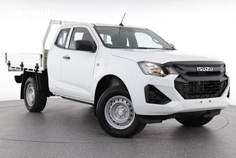 White 2025 Isuzu D-MAX Ute Tray SX 4X4