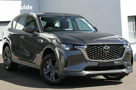 Grey 2025 Mazda CX-60 SUV G40E PURE 4X4