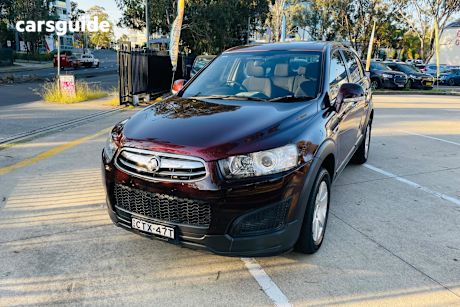 Red 2014 Holden Captiva SUV WAGON 4DR SPTS AUTO 7 SEAT