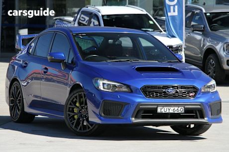 Blue 2019 Subaru WRX Sedan Sti (Awd)