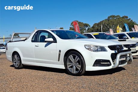 White 2014 Holden UTE Utility Sv6