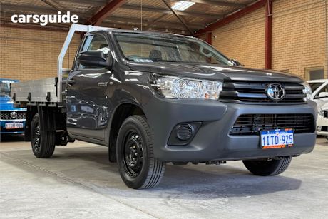 Grey 2022 Toyota Hilux Cab Chassis Workmate (4X2)