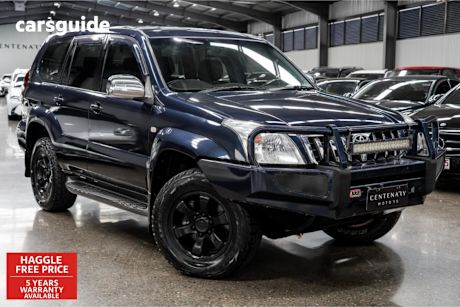 Blue 2004 Toyota Landcruiser Prado Wagon Gxl (4X4)