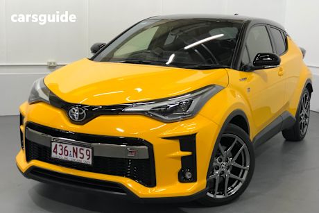 Yellow 2021 Toyota C-HR SUV GR SPORT F
