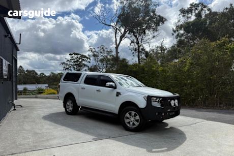 White 2018 Ford Ranger Ute Tray XLT 4X4