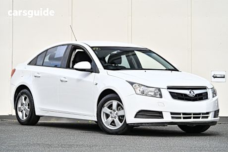 White 2010 Holden Cruze Sedan CD F