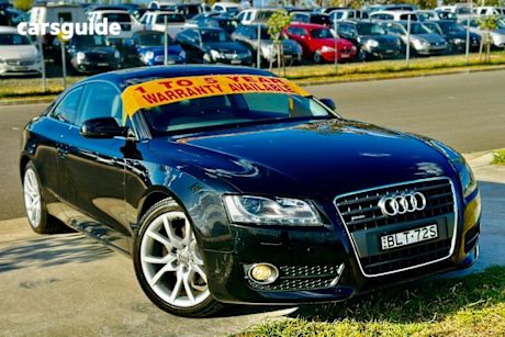 Black 2009 Audi A5 Coupe 2.0 Tfsi Quattro