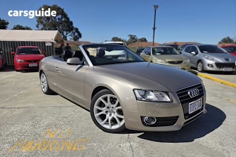 Beige 2011 Audi A5 Sedan MULTITRONIC
