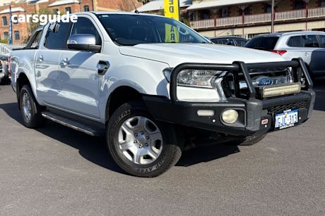 White 2017 Ford Ranger Ute Tray XLT 4X4