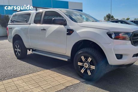 White 2018 Ford Ranger Ute Tray XL 4X4