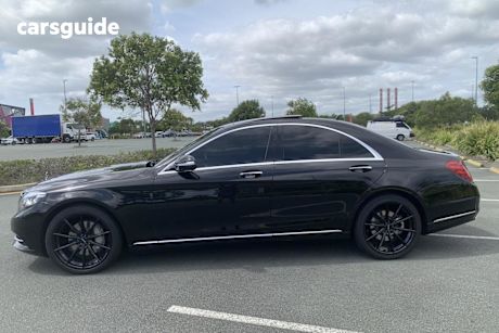 Black 2015 Mercedes-Benz S-Class Sedan S400 HYBRID