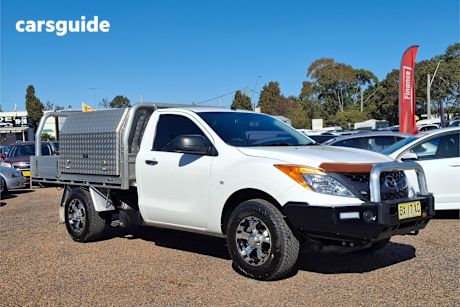White 2014 Mazda BT-50 Cab Chassis Xt (4X2)