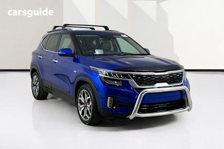 Blue 2020 Kia Seltos Wagon Gt Line (Awd)