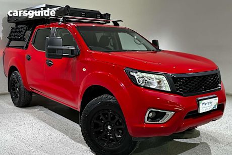 Red 2016 Nissan Navara Ute Tray ST 4X4