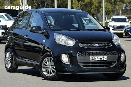 Black 2016 Kia Picanto Hatch SI F