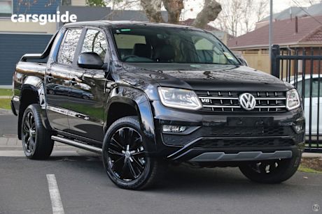 Black 2020 Volkswagen Amarok Ute Tray TDI580 HIGHLINE BLACK 4X4