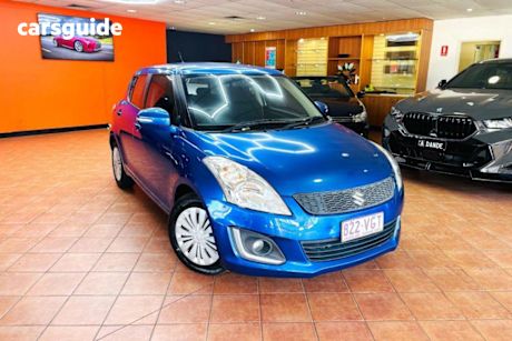Blue 2014 Suzuki Swift Hatch GL F
