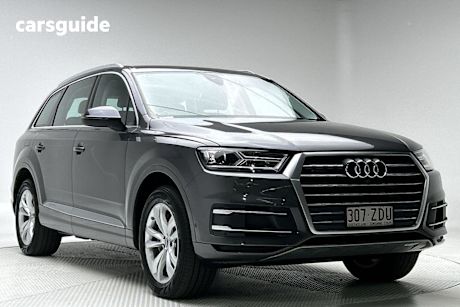 Grey 2018 Audi Q7 SUV TDI 4WD