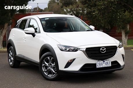 White 2024 Mazda CX-3 SUV G20 SPORT F