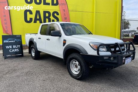 White 2009 Ford Ranger Ute Tray XL 4X4