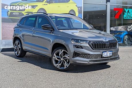 Grey 2024 Skoda Karoq SUV 110TSI SPORTLINE F