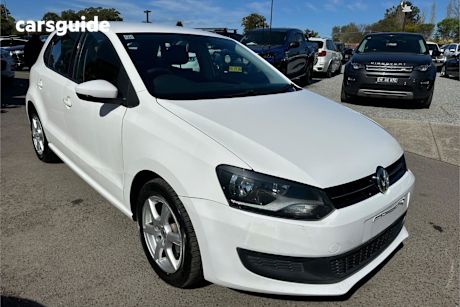 White 2012 Volkswagen Polo Hatch 77TSI COMFORTLINE F