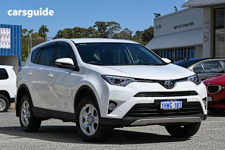 White 2018 Toyota RAV4 SUV GX F