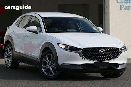 White 2025 Mazda CX-30 SUV G20 TOURING F