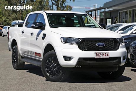 White 2022 Ford Ranger Ute Tray FX4 4X4
