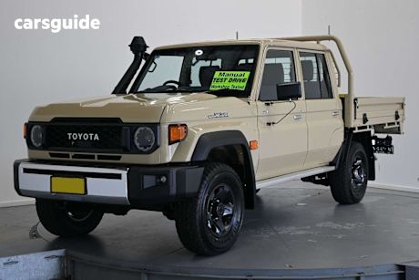 Grey 2025 Toyota Landcruiser Double Cab Chassis Lc79 Gxl + Diff Locks