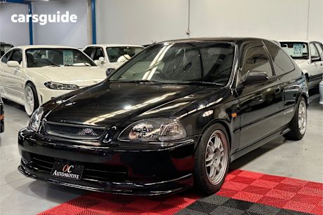 Black 1997 Honda Civic Hatch EK