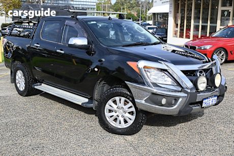 Black 2014 Mazda BT-50 Ute Tray GT 4X4