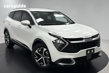 White 2021 Kia Sportage SUV SX 4WD
